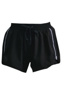 Yoga running fashion with lining quick-drying, breathable and anti-glare Sports shorts women's fitness hot pants Sports hot pants Sports wide pants Breathable sports pants SKSP031 front view